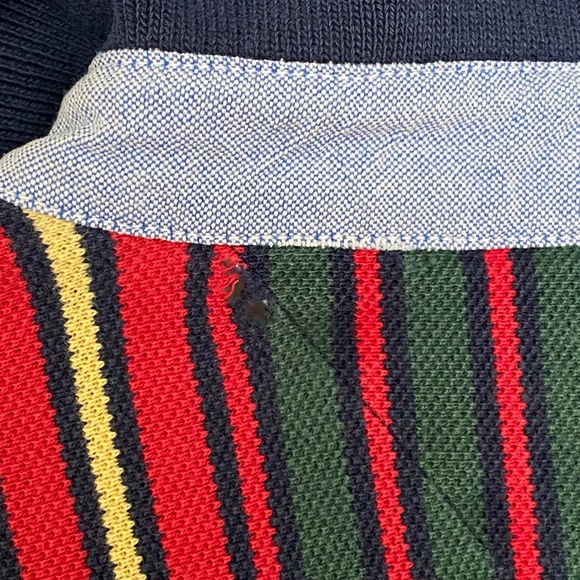 TOMMY HILFIGER Men’s Button Down Short Sleeve Polo Collar Shirt Men Size XL - Picture 8 of 8